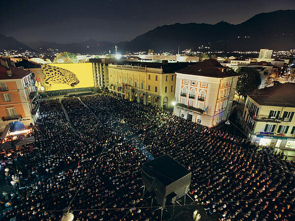 Festival du film sur la Piazza Grande à Locarno