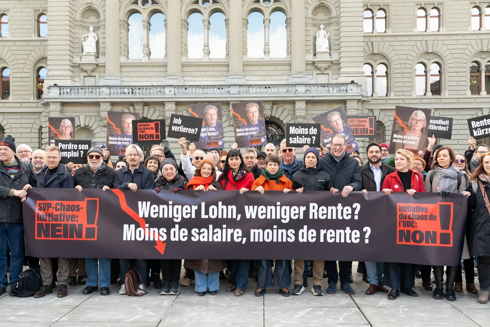 Action sur la place fédérale