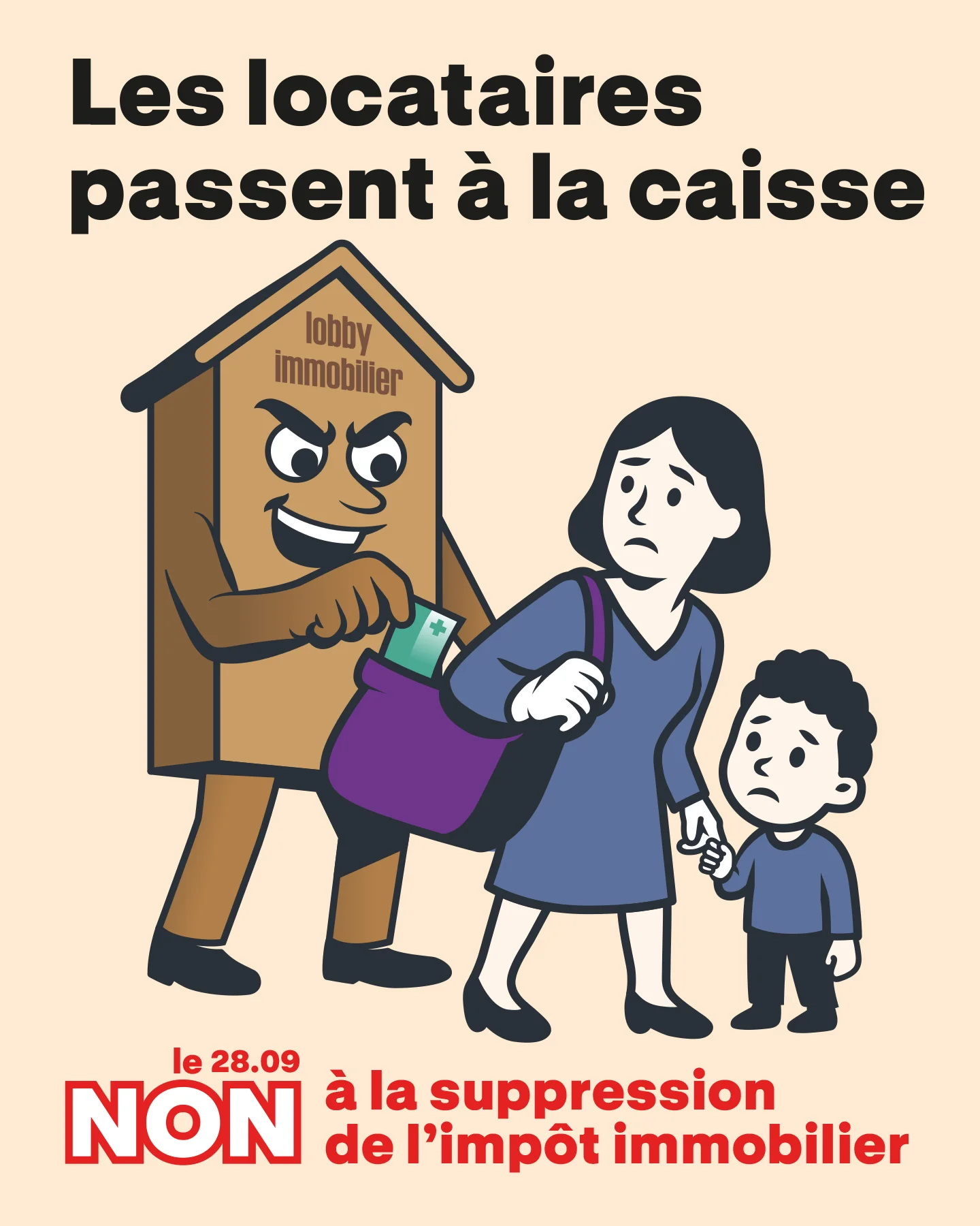 Les locataires passent à la caisse