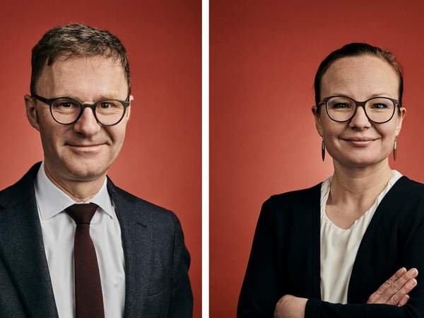 Daniel Lampart et Gabriela Medici