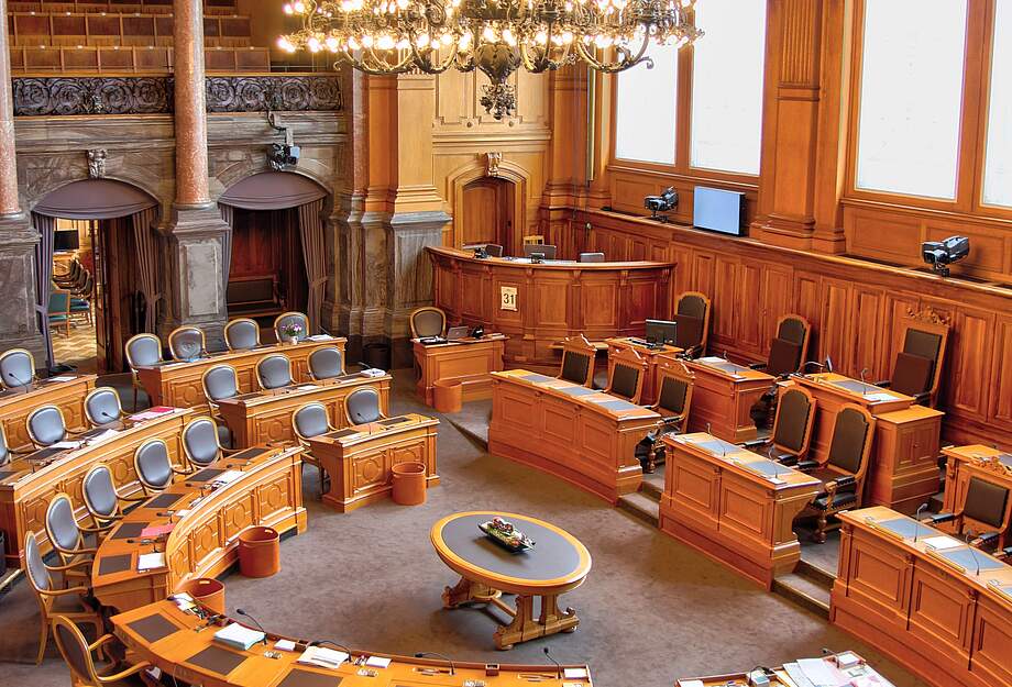 Salle du Conseil des États