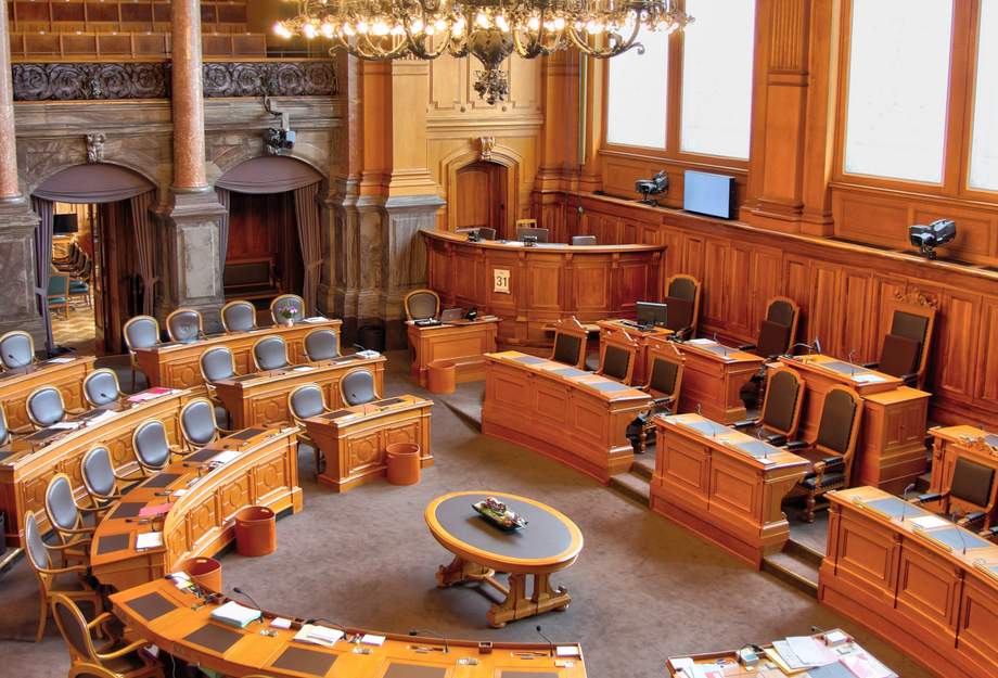 Salle du Conseil des États