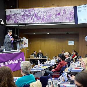Ruth Dreifuss au Congrès féministe