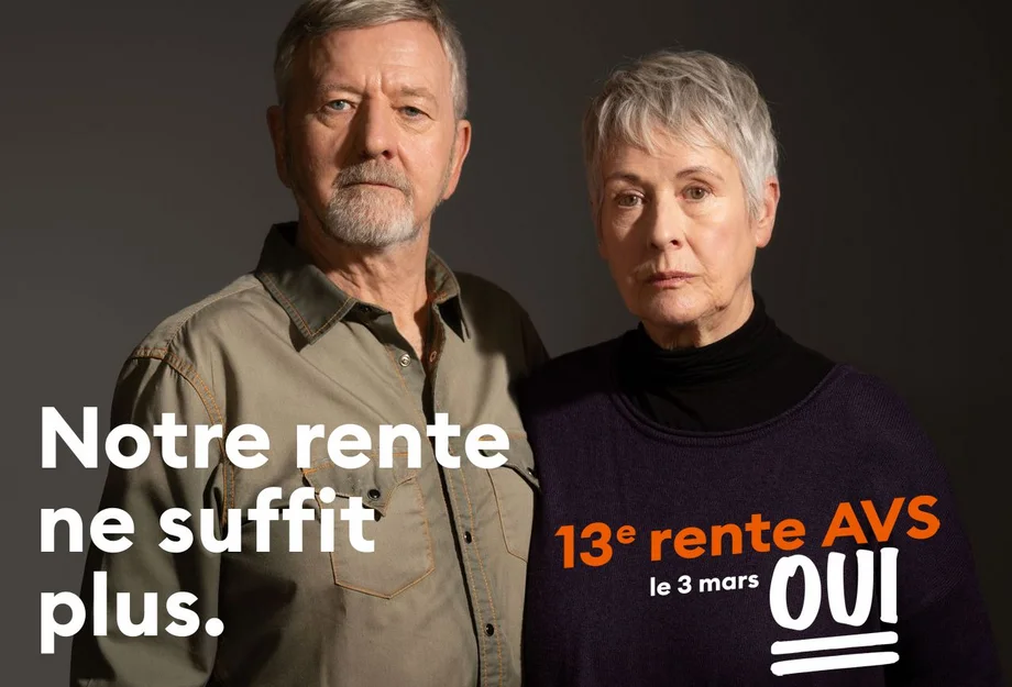 Notre rente ne suffit plus : Le 3 mars OUI à la 13e rente AVS