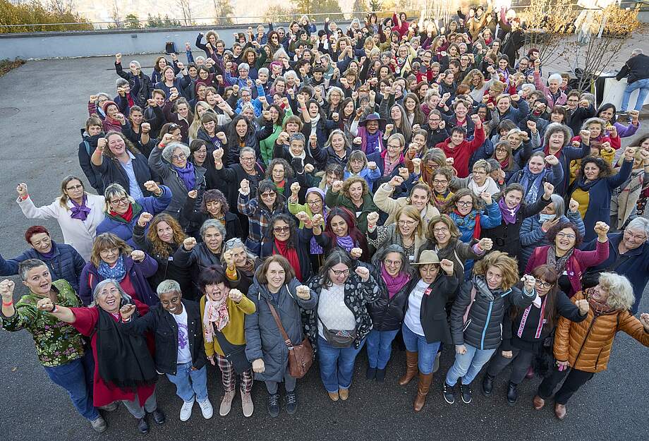Les participantes au Congrès des femmes de l'USS 2021