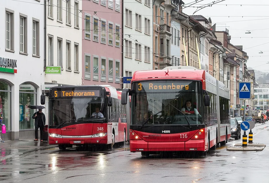 Des autobusses à Winterthur