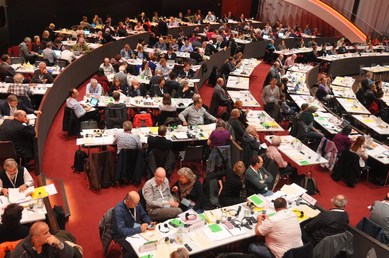 Le Congrès est l'organe suprême de l'USS. Délégué-e-s au Congrès de l'USS