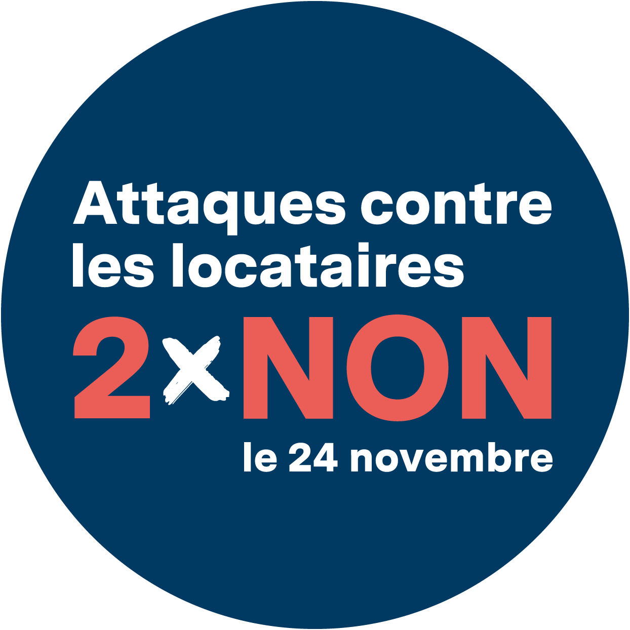 2x NON le 24 novembre à cette attaques