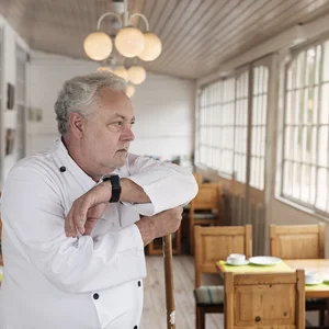 Cuisinier dans un restaurant
