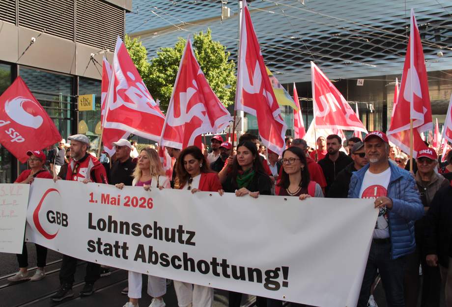 Manif à Bâle