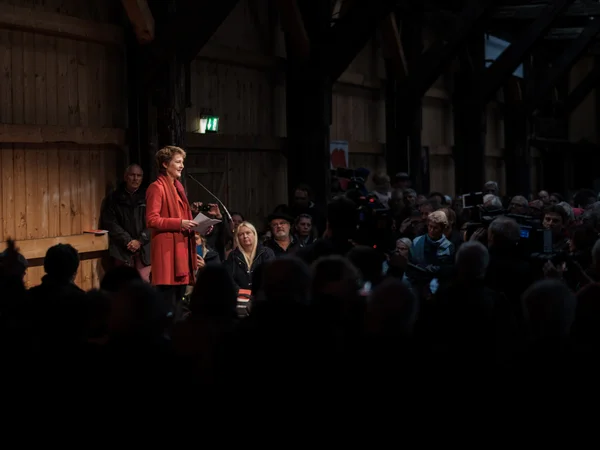 Simonetta Sommeruga Conseillère fédérale Sommeruga pendant son discours