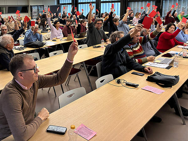 Image des délégués de l'USS