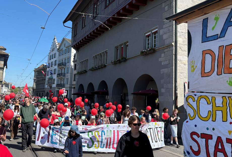 Manifestation à Zurich