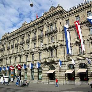 La centrale de la banque Credit Suisse à Zurich