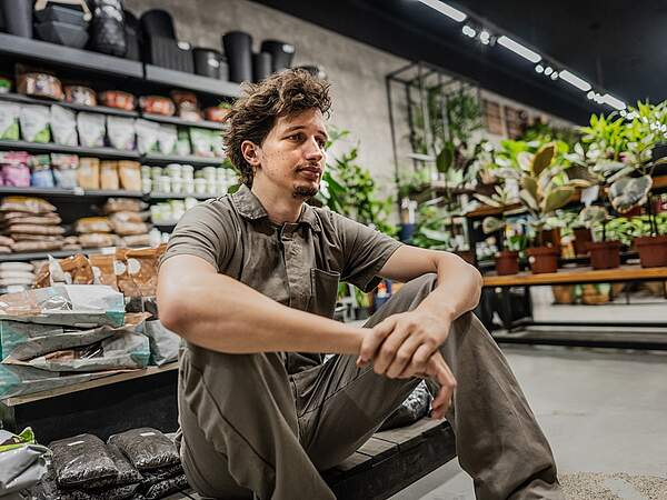 Un apprenti fatigué et stressé