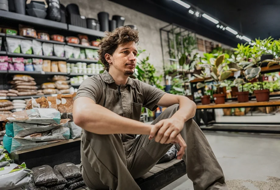 Un apprenti fatigué et stressé