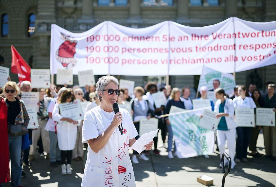 Dépot de l'appel des soins au Place fédéral le 27 avril 2026 - discours 