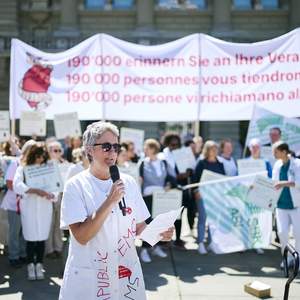 Dépot de l'appel des soins au Place fédéral le 27 avril 2026 - discours 