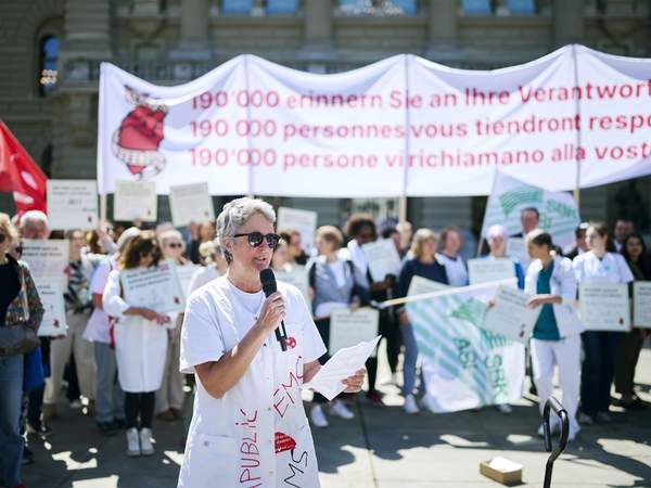 Dépot de l'appel des soins au Place fédéral le 27 avril 2026 - discours 