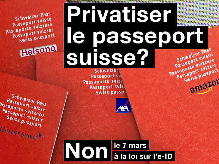 Privatiser le passeport suisse? Non!