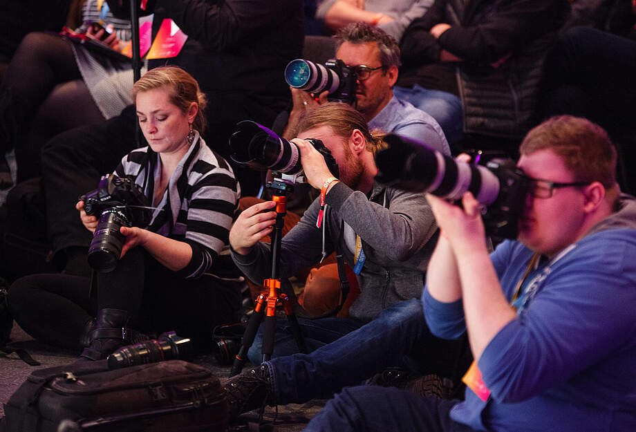 Des photo journalistes