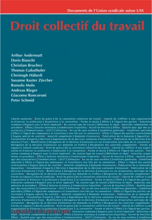 Couverture du livre : Droit collectif du travail