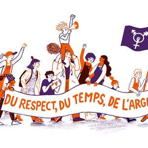Grève féministe : Du respect, du temps et de l'argent !