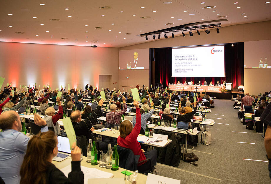 Congrès de l'USS : une votation