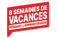site web de la campagne 8 semaines de vacances pendant l'apprentissage
