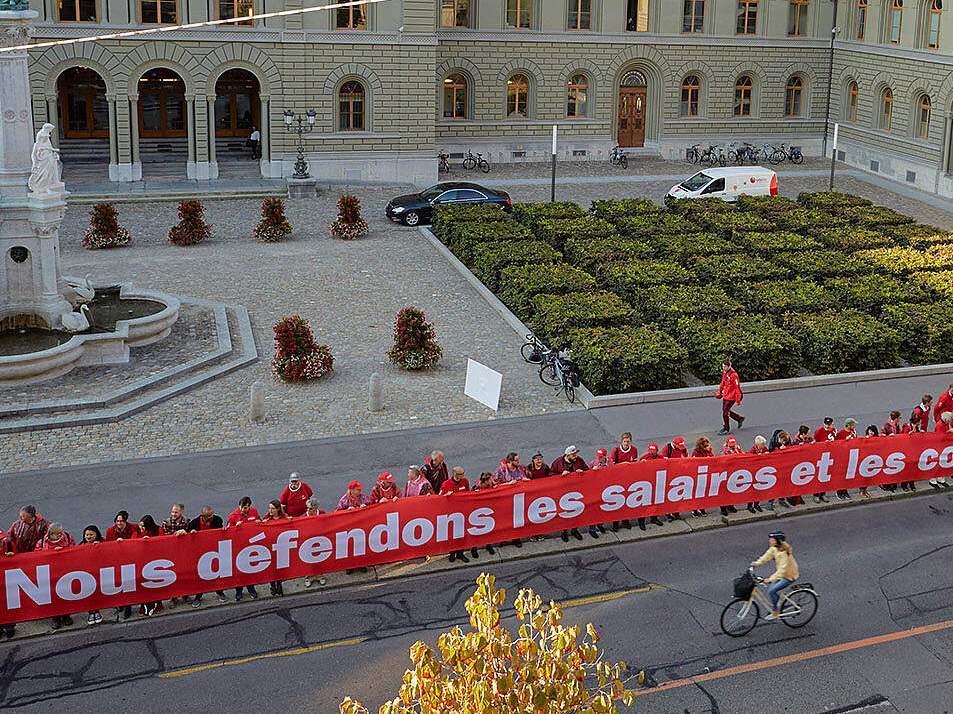 Ligne rouge : Nous défondons les salaires et les conditions de travail