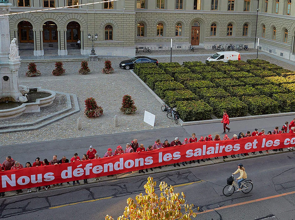 Ligne rouge : Nous défondons les salaires et les conditions de travail