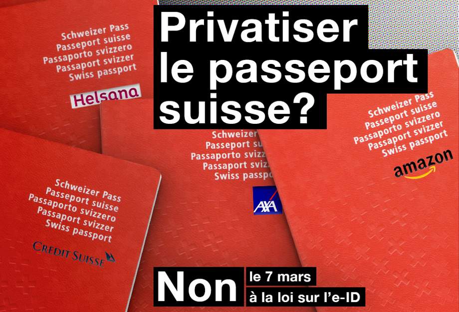 Privatiser le passeport suisse? non!