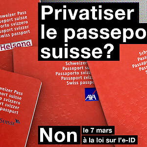 Privatiser le passeport suisse? non!