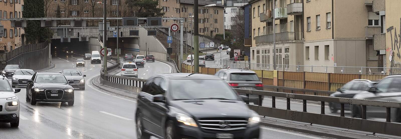 Route à fort trafic