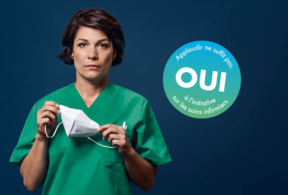OUI à l'initiative sur les soins infirmiers