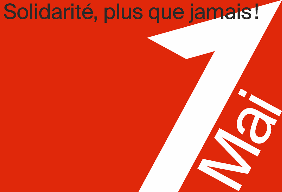 1er mai 2020 : Solidarité, plus que jamais !