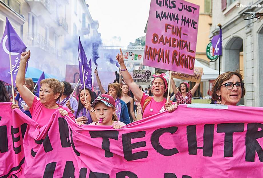 Manif 2019 Grève des femmes à Sion 2019