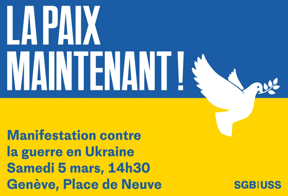 Appel : La paix maintenant ! Appel : La paix maintenant !
