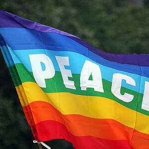 Drapeau "peace"