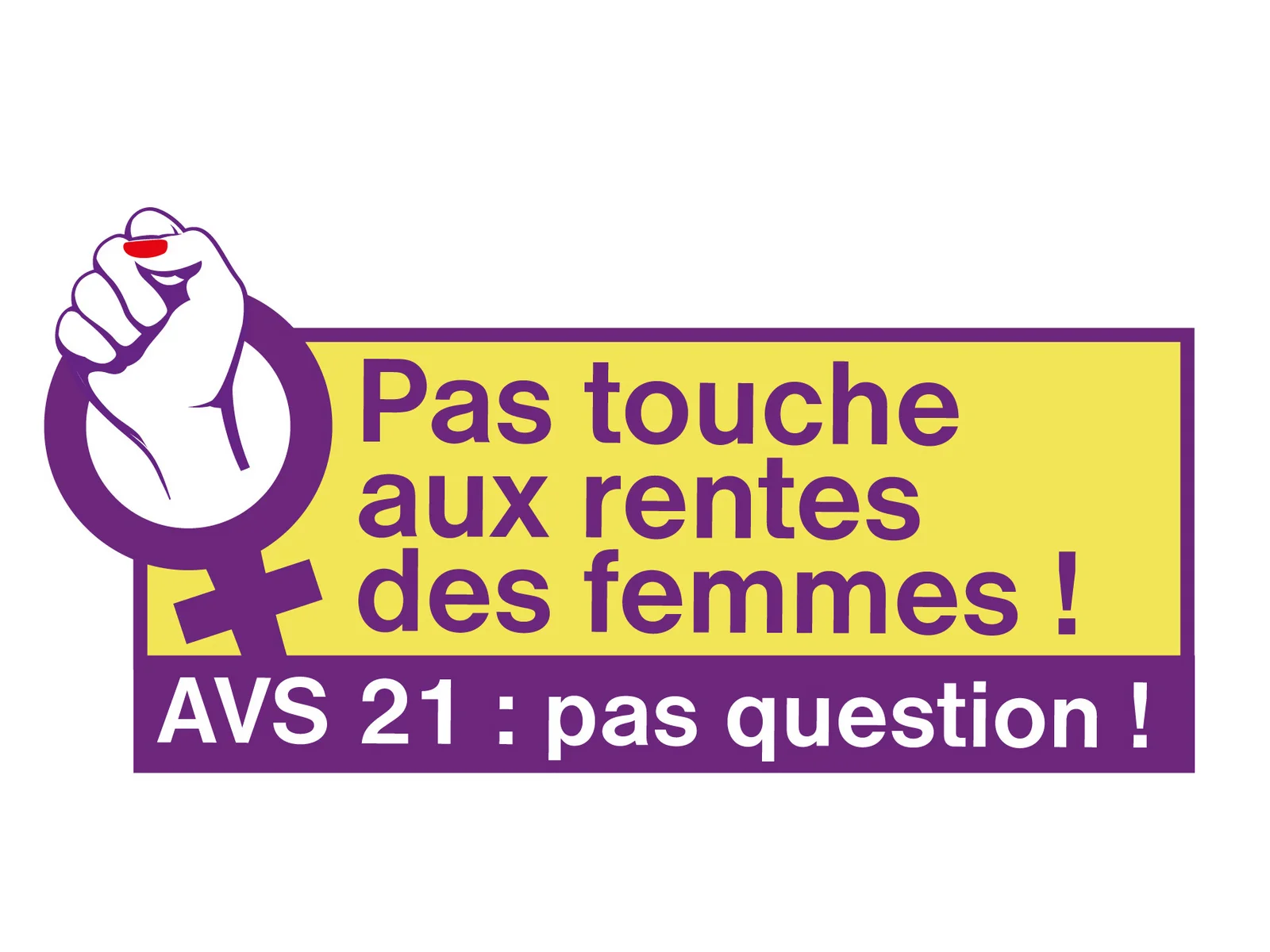 Pas touche aux rentes des femmes