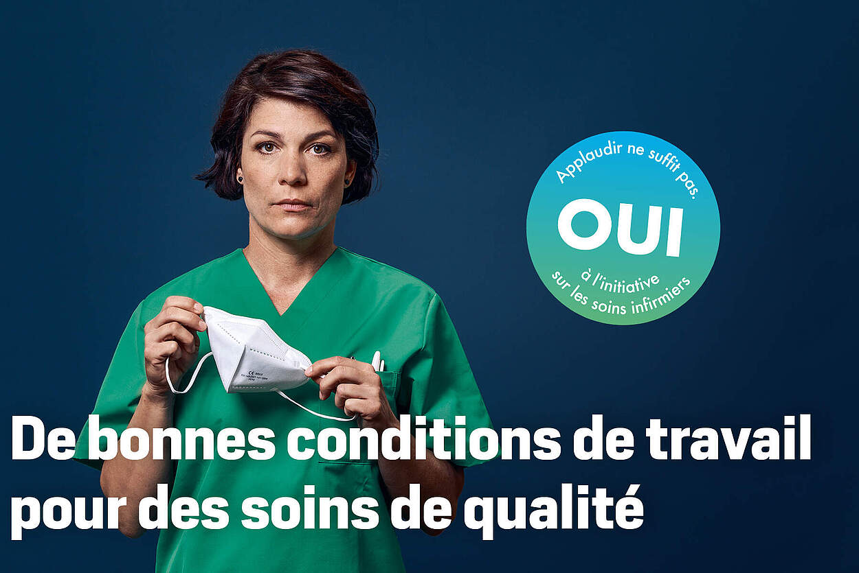 OUI à l'initiative sur les soins infirmiers