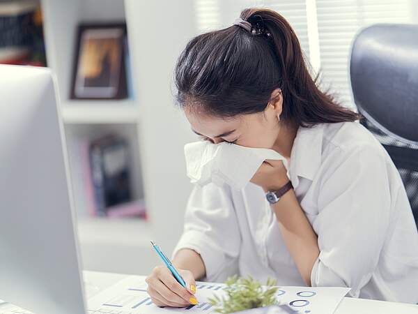 Malade au travail