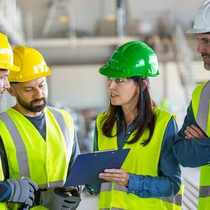 Contrôle sur un site de construction
