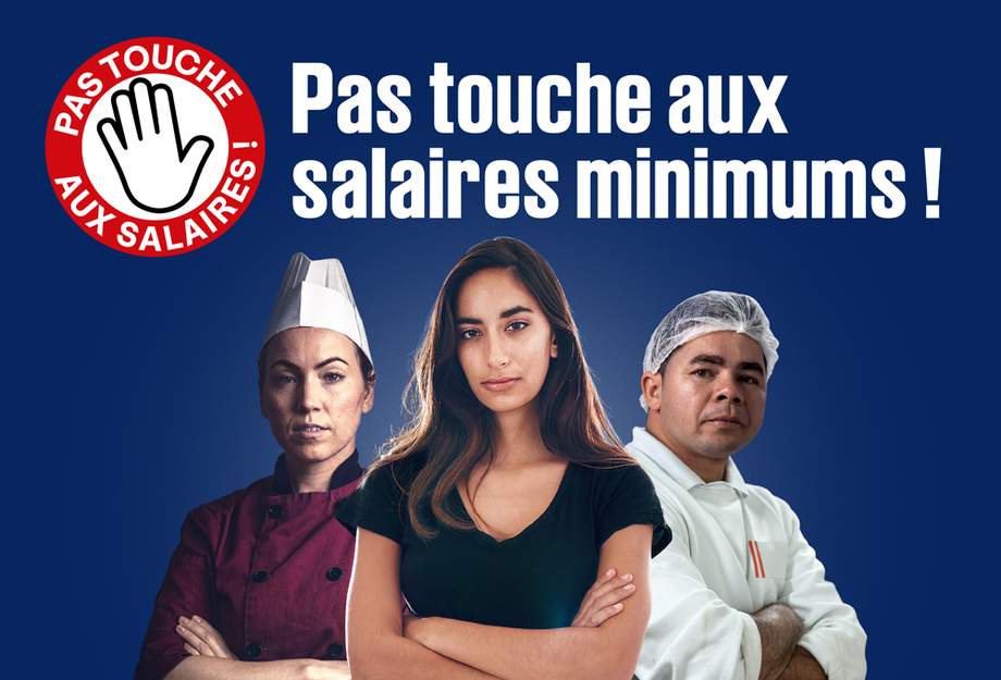 Pas touche aux salaires minimums