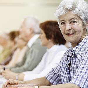 Photo d'une participante agée