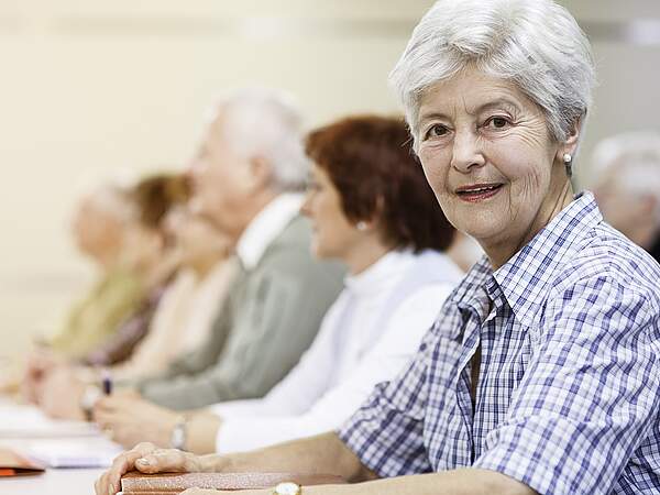 Photo d'une participante agée