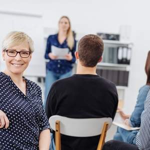 Une participante dans une formation continue