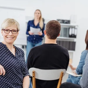 Une participante dans une formation continue