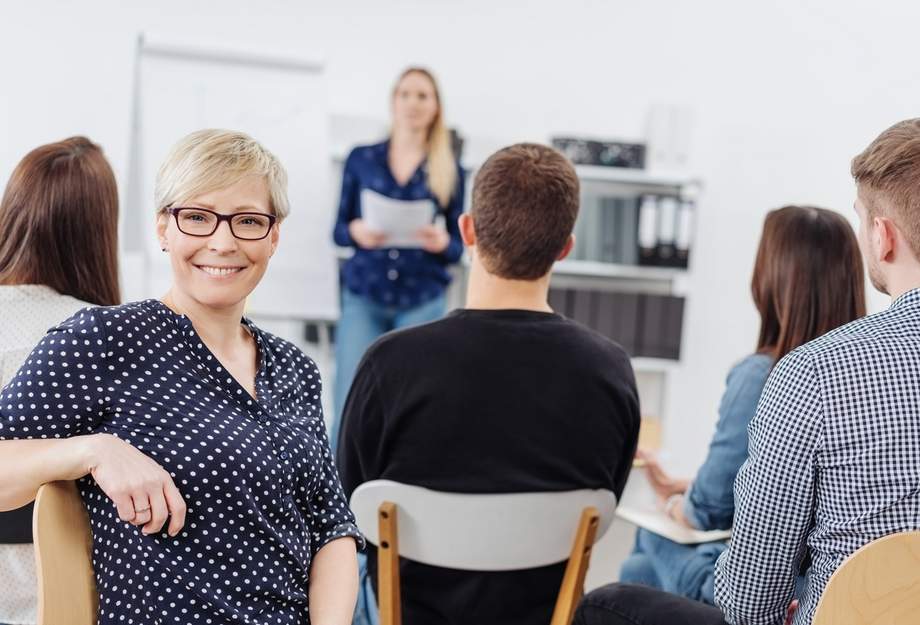 Une participante dans une formation continue