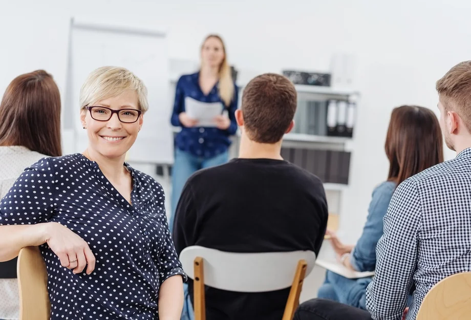 Une participante dans une formation continue